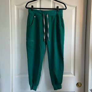 Figs - Zamora Jogger Scrub Pants - Hunter Green